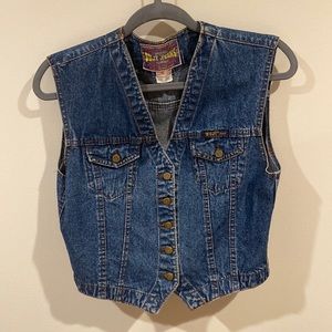 Vintage Jean Corset Vest 😍